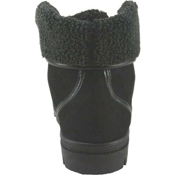 Refresh Women's Evan-01 Faux Suede Cap-Toe Flip-top Ankle Boots Size 10 - Picture 7 of 16